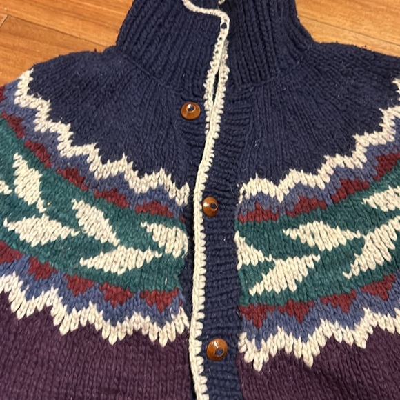 Sue Dille Designs Handspun Wool Sweater - Picture 4 of 9